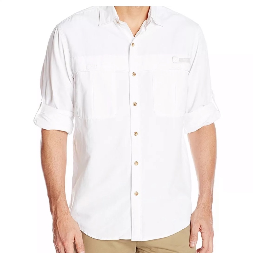Bass Men's Collar Long Sleeve Shirt Size XL